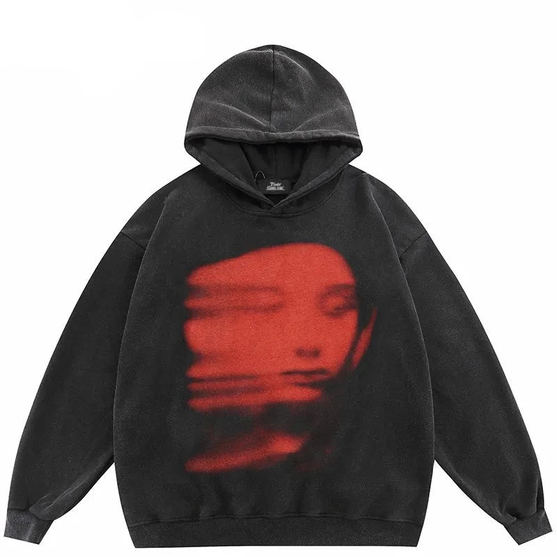 Red Face Hoodie